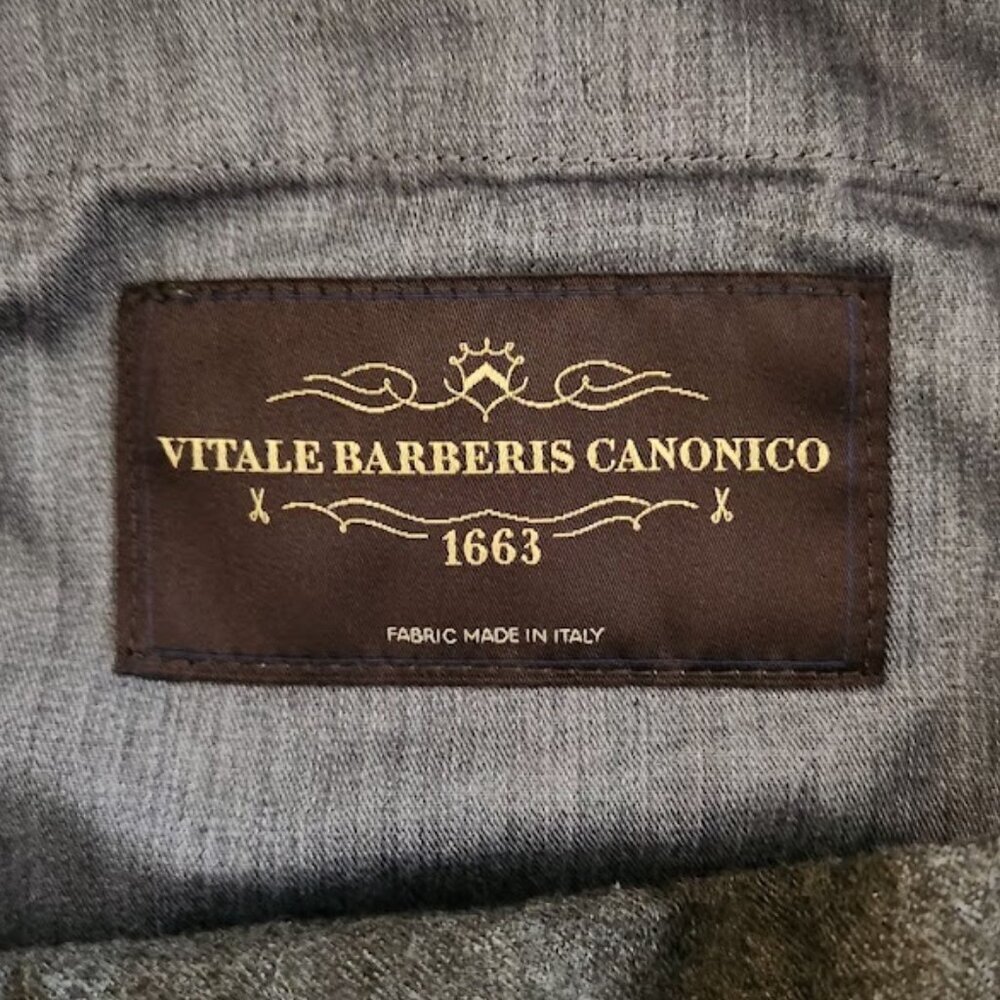 Vitale Barberis Canonico J. Hilburn Men's Dress Pants Size 36 - Picture 4 of 5